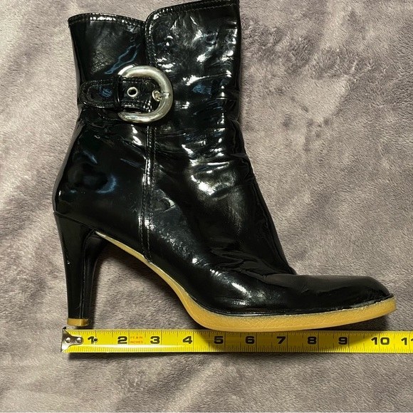 Stuart Weitzman Patent Leather Ankle Boots - Picture 6 of 13